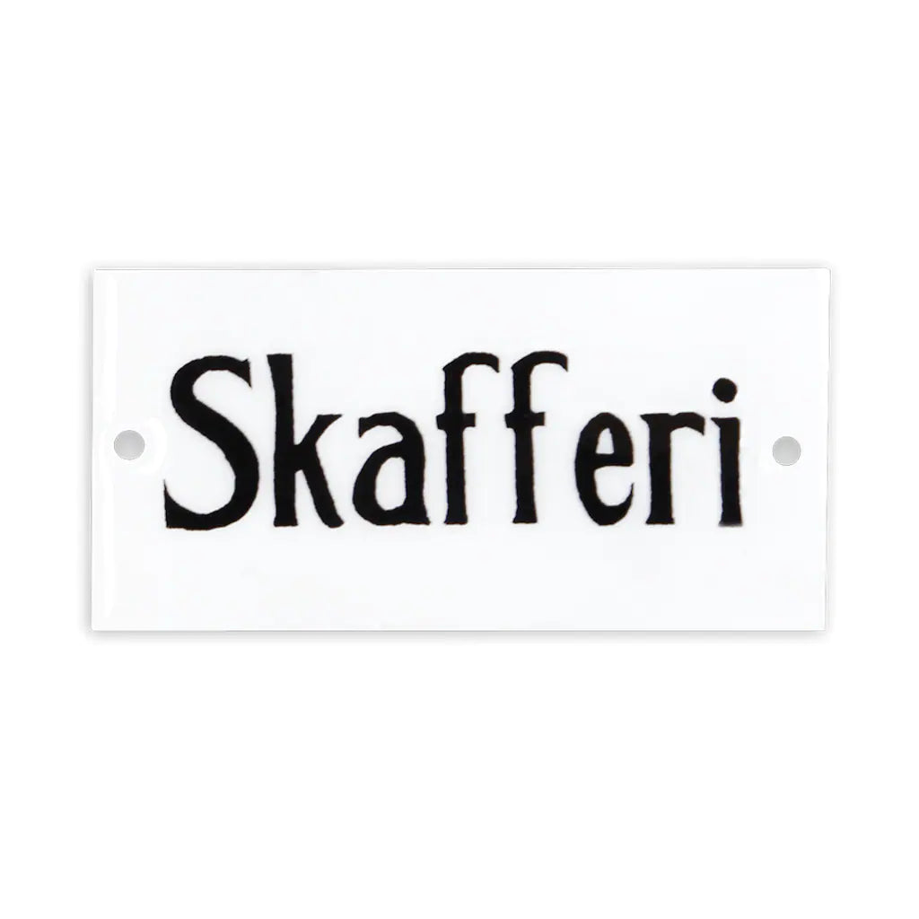 Skylt Skafferi