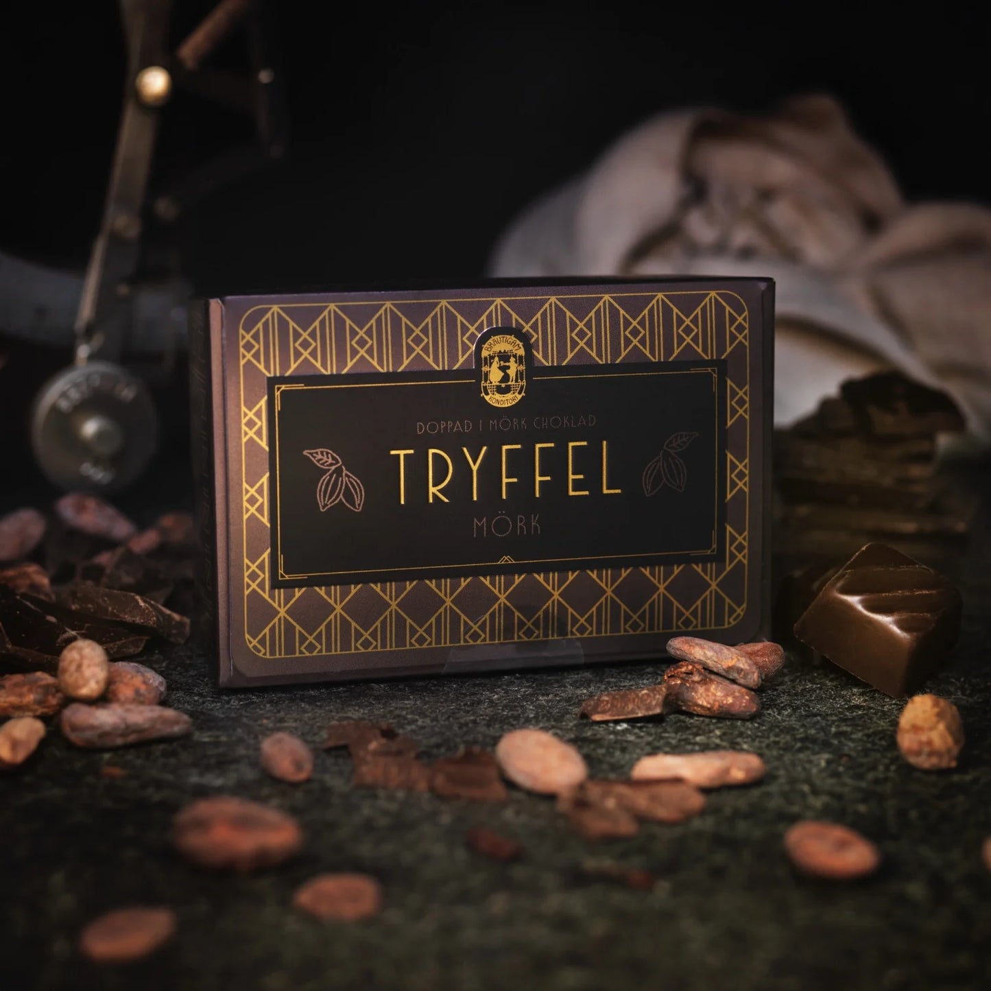 Mörk chokladtryffel