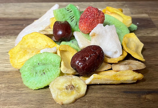 Frystorkad frukt