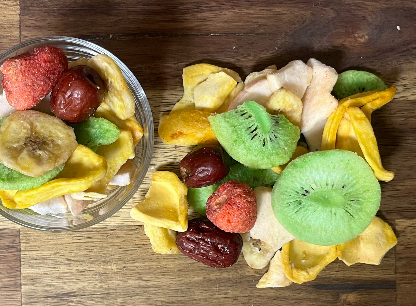 Frystorkad frukt