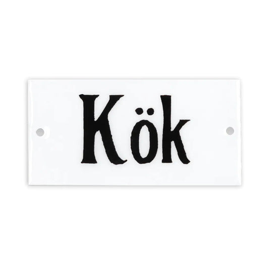 Skylt Kök